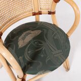 Set of 2 Vintage 1970’s Rattan-Bamboo indoor/outdoor chairs