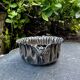 Silver fruit bowl with dragonflies Art Nouveau
