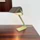 Articulated desk lamp ERPE — Pale green and Bakelite, Belgium, 1930s-40s