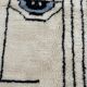 Tapis berbere moderne en laine, beni ouarain