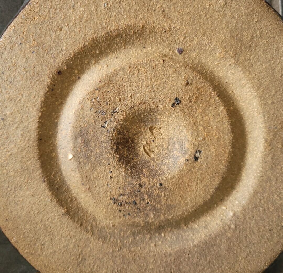 6 ceramic snail plates