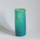 Turquoise cylinder vase by Michael Harris for Mdina Malta, 1970s.