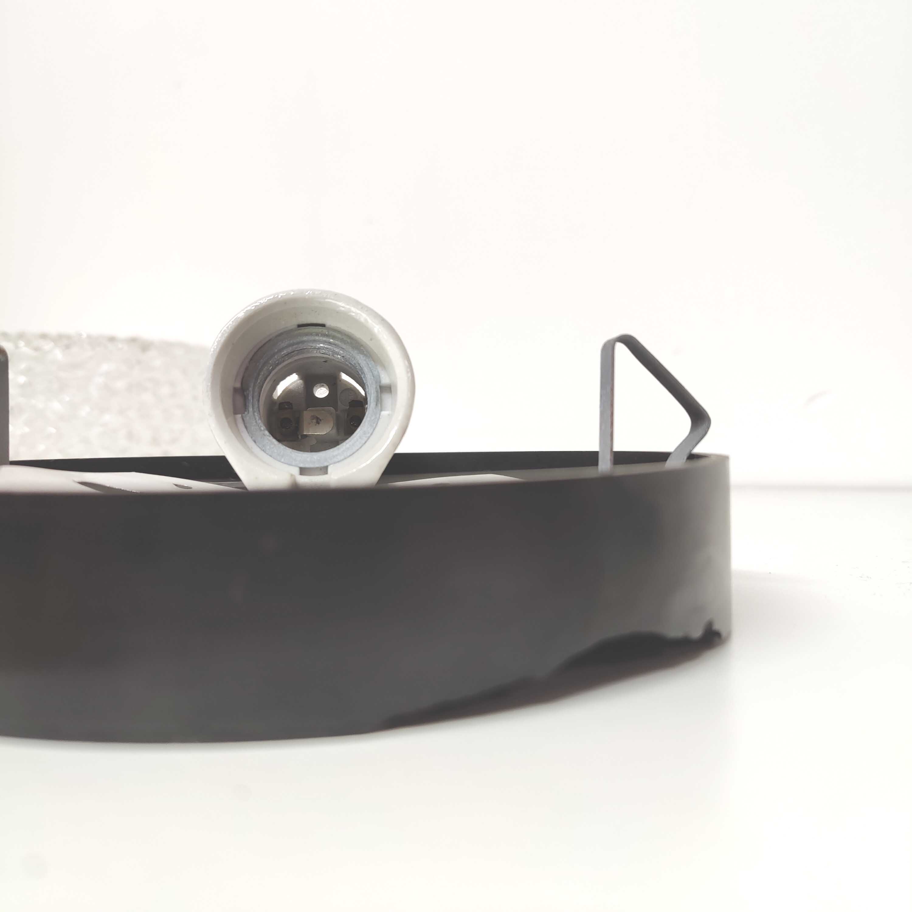 Cast glass ceiling lamp