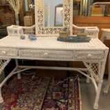 Rattan desk