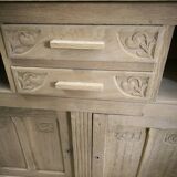 Solid natural oak sideboard circa 1920