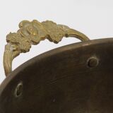 Old brass pot cache