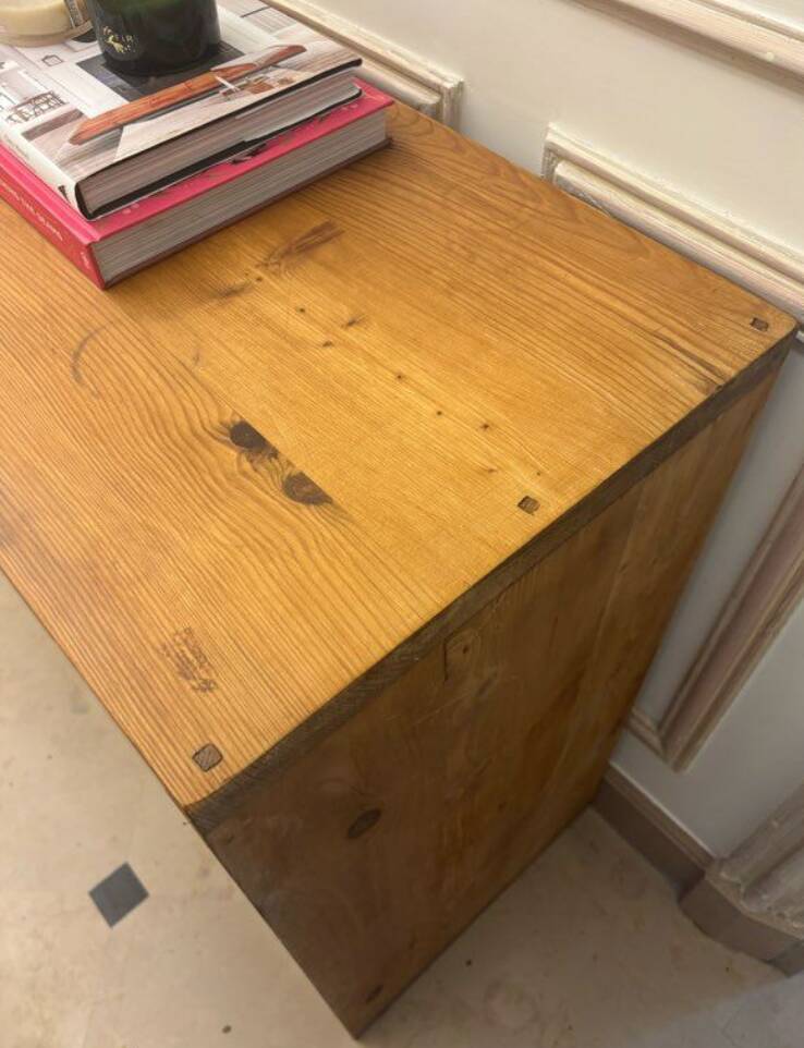 Large bookcase / solid wood shelving unit