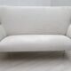 After Gio Ponti Mid-Century Modern Italian Velvet Small Sofa, 1950s