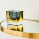 Neoclassical half-moon shelf Maison Jansen bronze and mirrors 1932