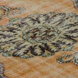Tapis vintage turc tissé à la main unique en son genre - charme vintage rustique 270x 185 cm