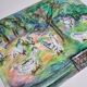 Oil pastel, notebook of a traveler in Tuscany 09, 31 x 24 cm