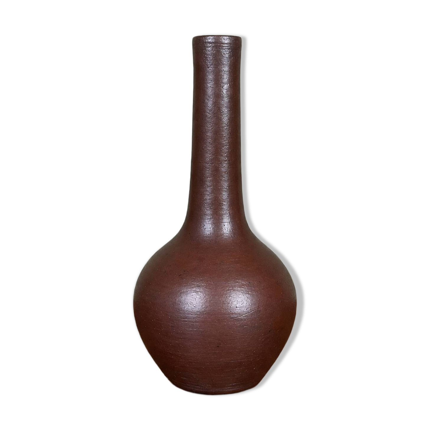Vintage stoneware soliflore – Sleek silhouette