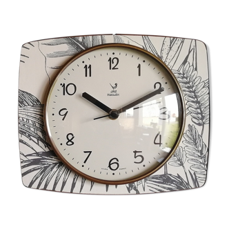 Vintage silent wall clock "Jaz Spring"