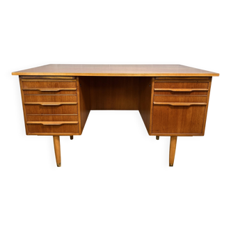 Mid-Century Retro Vintage Teak Desk – 1960s Danish Design