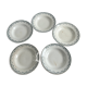 Ironstone set of 5 deep plates St Amand