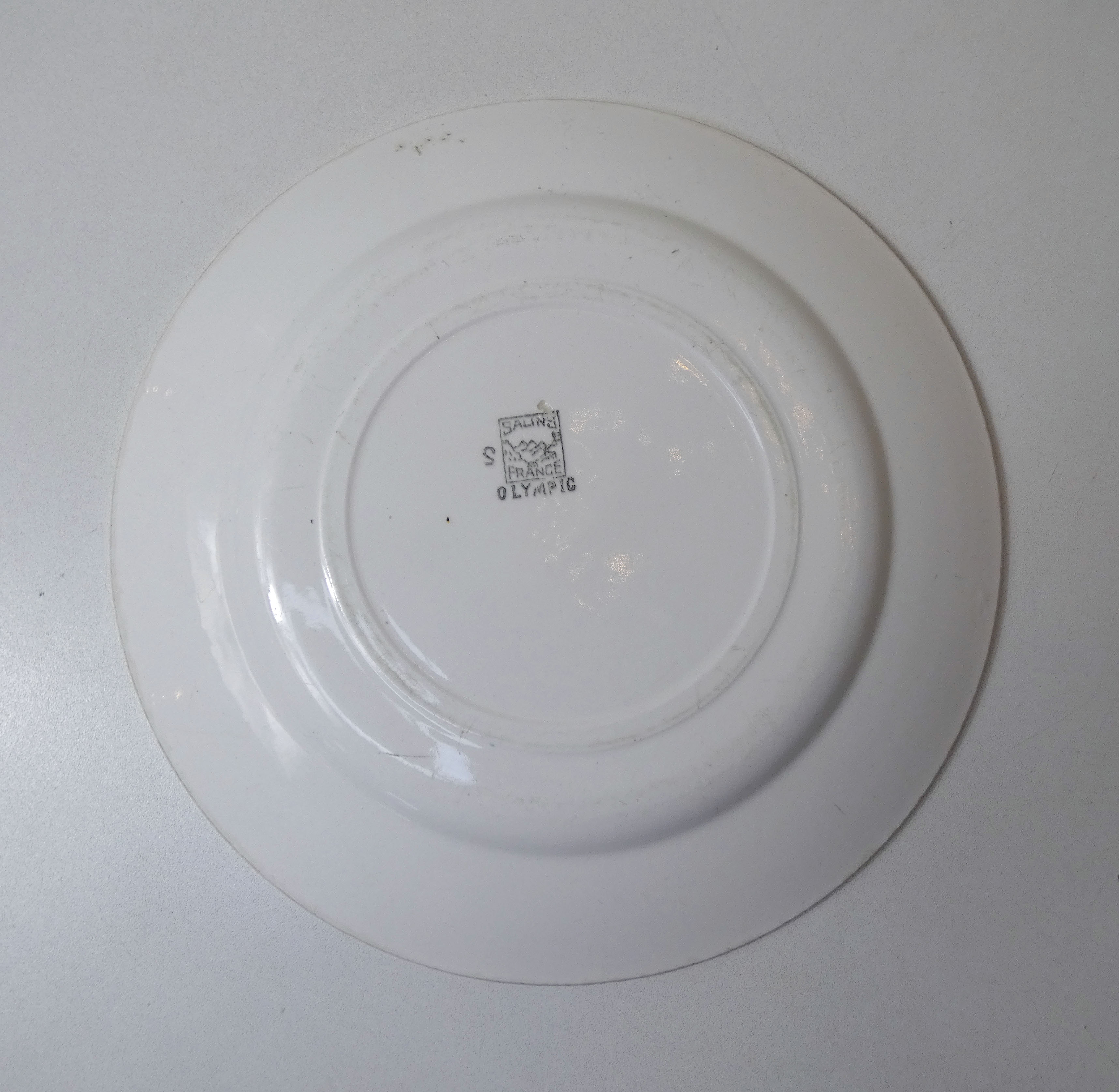 Salins earthenware presentation plate