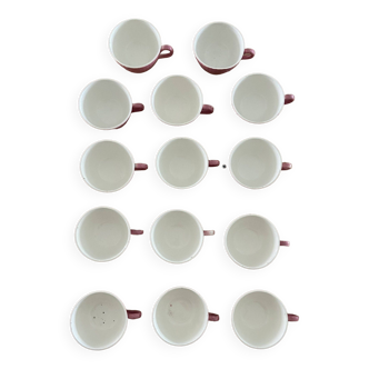 Digoin & Sarreguemines coffee cups