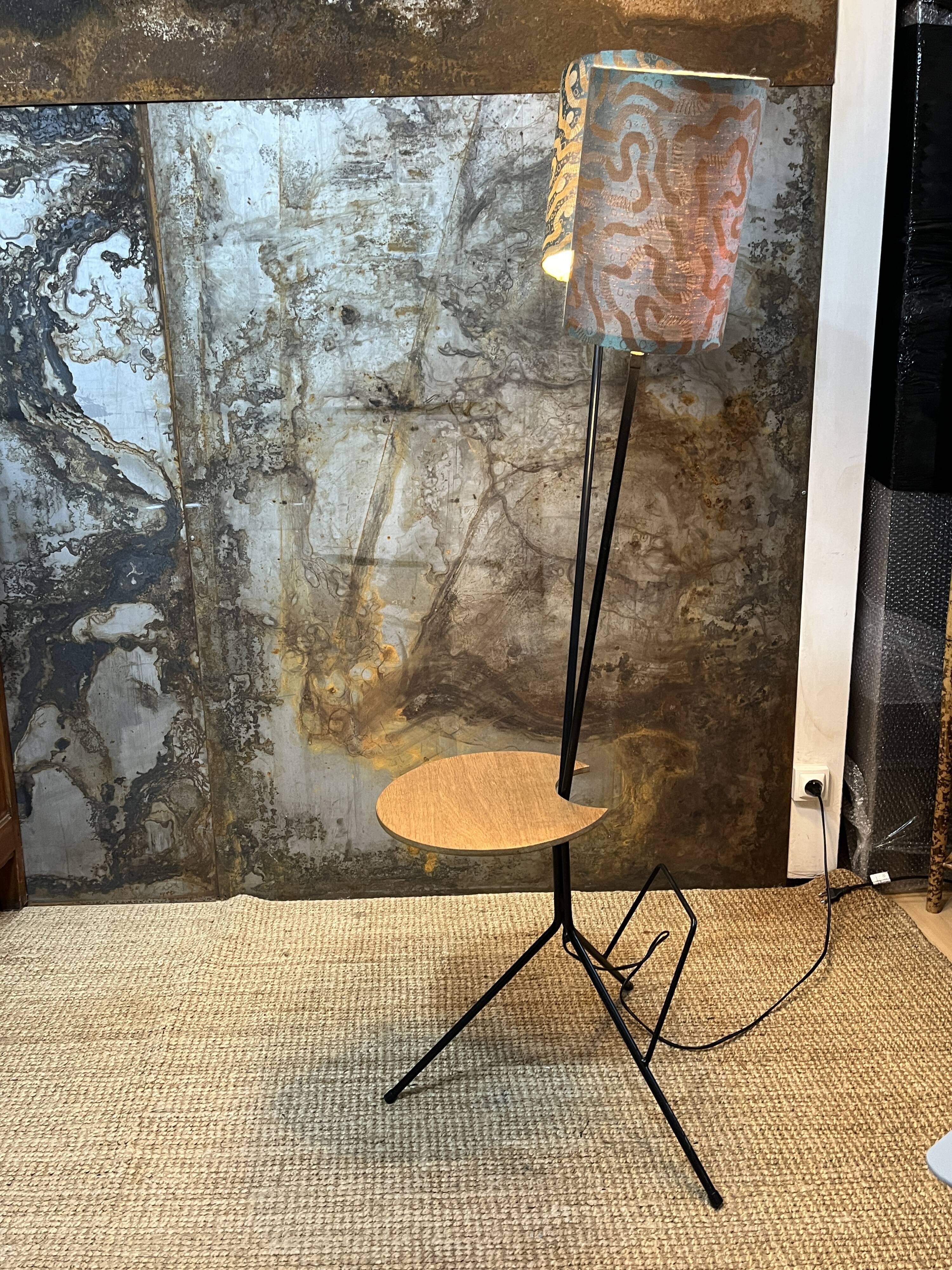 Double foot lamp compass and harness