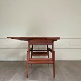 Table basse/à manger, elevator de Kai Kristiansen, en teck, Denmark 1960