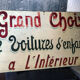 Store sign. Children's cars. Vintage signs. Around 1940/1950s.