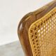Vintage Wooden Cane Armchair by Branko Ursic: Mid-Century Lounge Chair