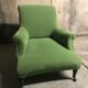 Fauteuil  Napoléon III vert