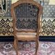 Suite of 8 Louis XV style chairs in canning