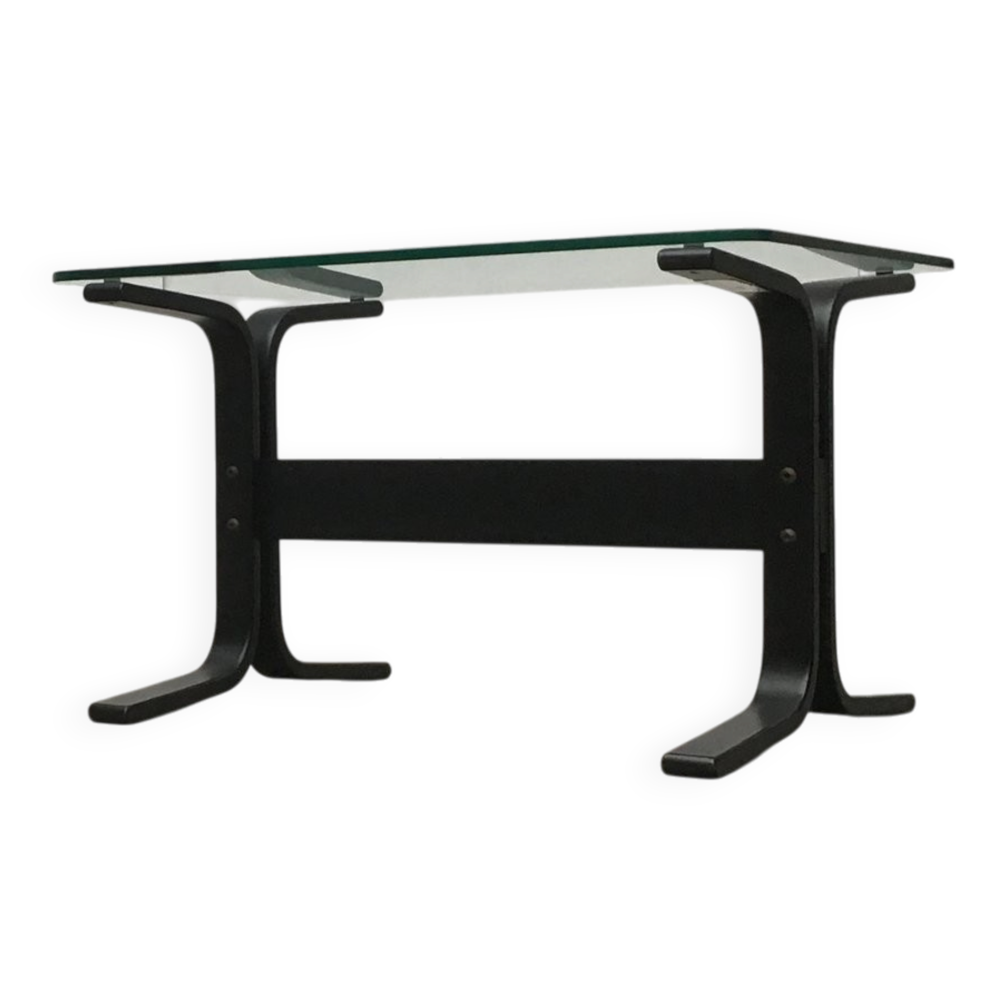 Mid-century Norwegian Siesta glass side table by Ingmar Relling for Westnofa.