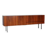 Midcentury Modern Sideboard With Chrome Legs, 1970s