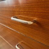 Vintage chest of drawers with compass feet