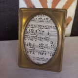 Solid brass photo frame