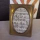 Solid brass photo frame