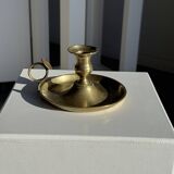 Antique gold hand candlestick H8 D14