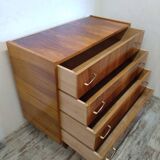 Vintage lacquered chest of drawers