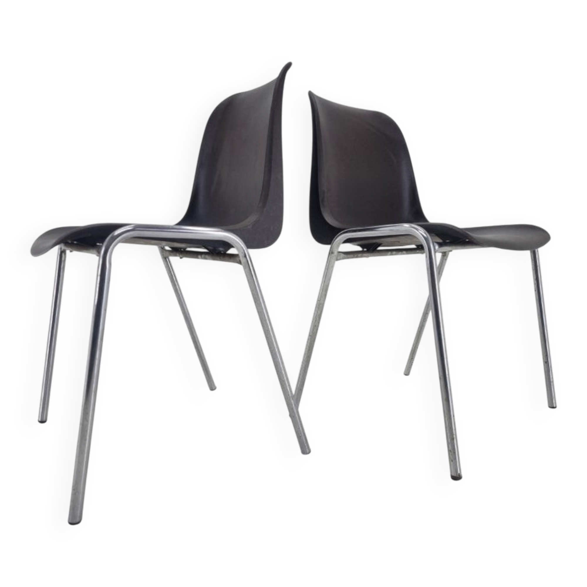 Set of 2 Midcentury Chairs Europa Designed by Helmut Starke, 1990s