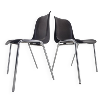 Set of 2 Midcentury Chairs Europa Designed by Helmut Starke, 1990s