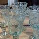 Set of 6 blown glass stemmed glasses - BIOT