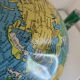 Globe vintage 1960 terrestre doré Taride tripode - 28 cm