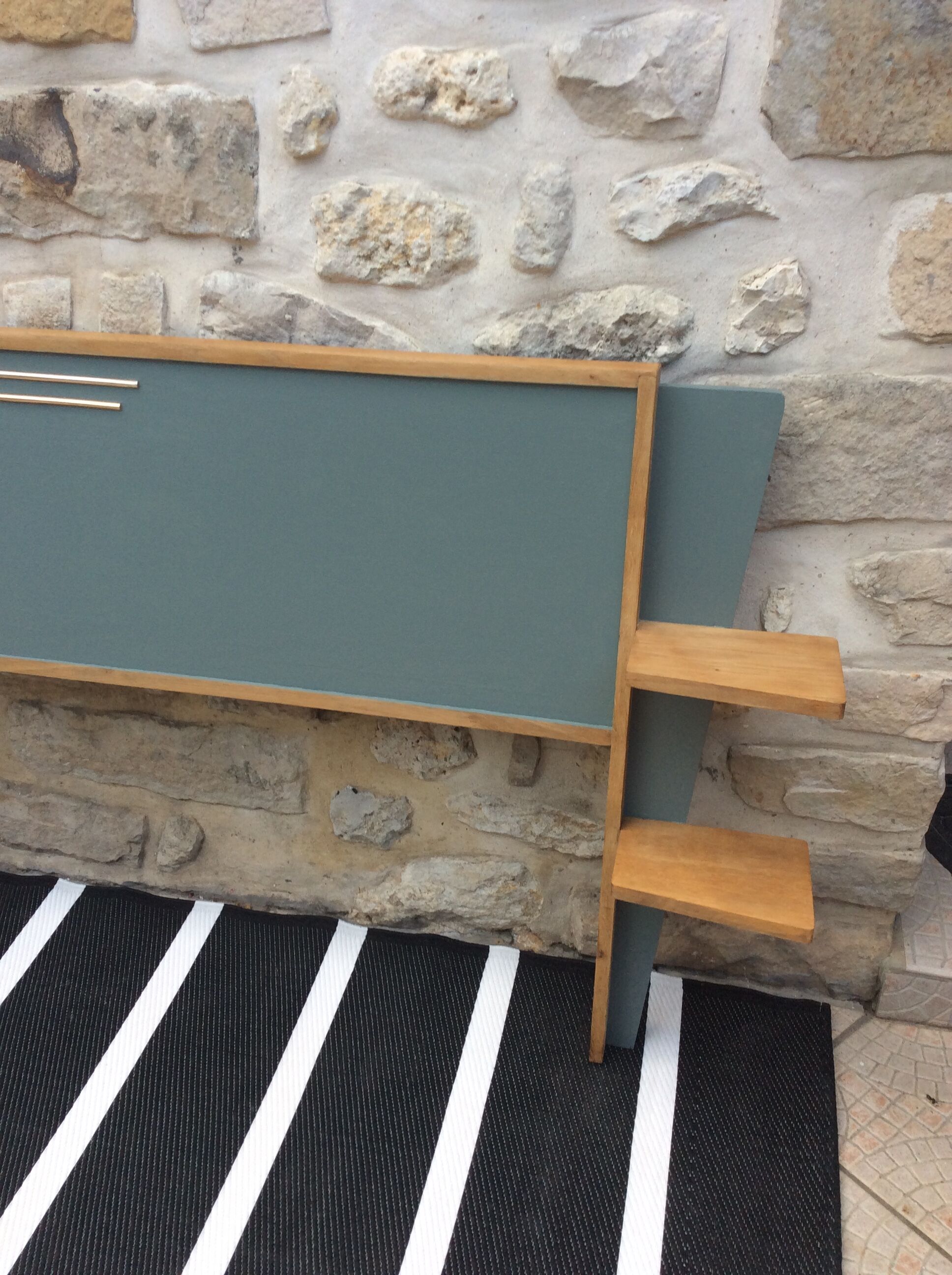 Wooden headboard