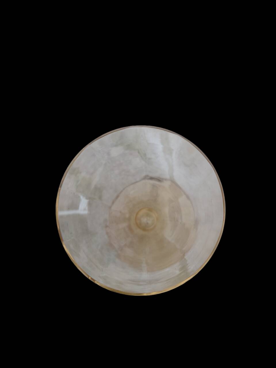 Amber liquor service 1930 glass and faceted carafe