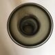 Vase mid century scandinave en verre gris kaki