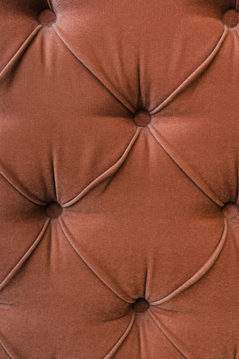 Pink velvet headboard "gorse"