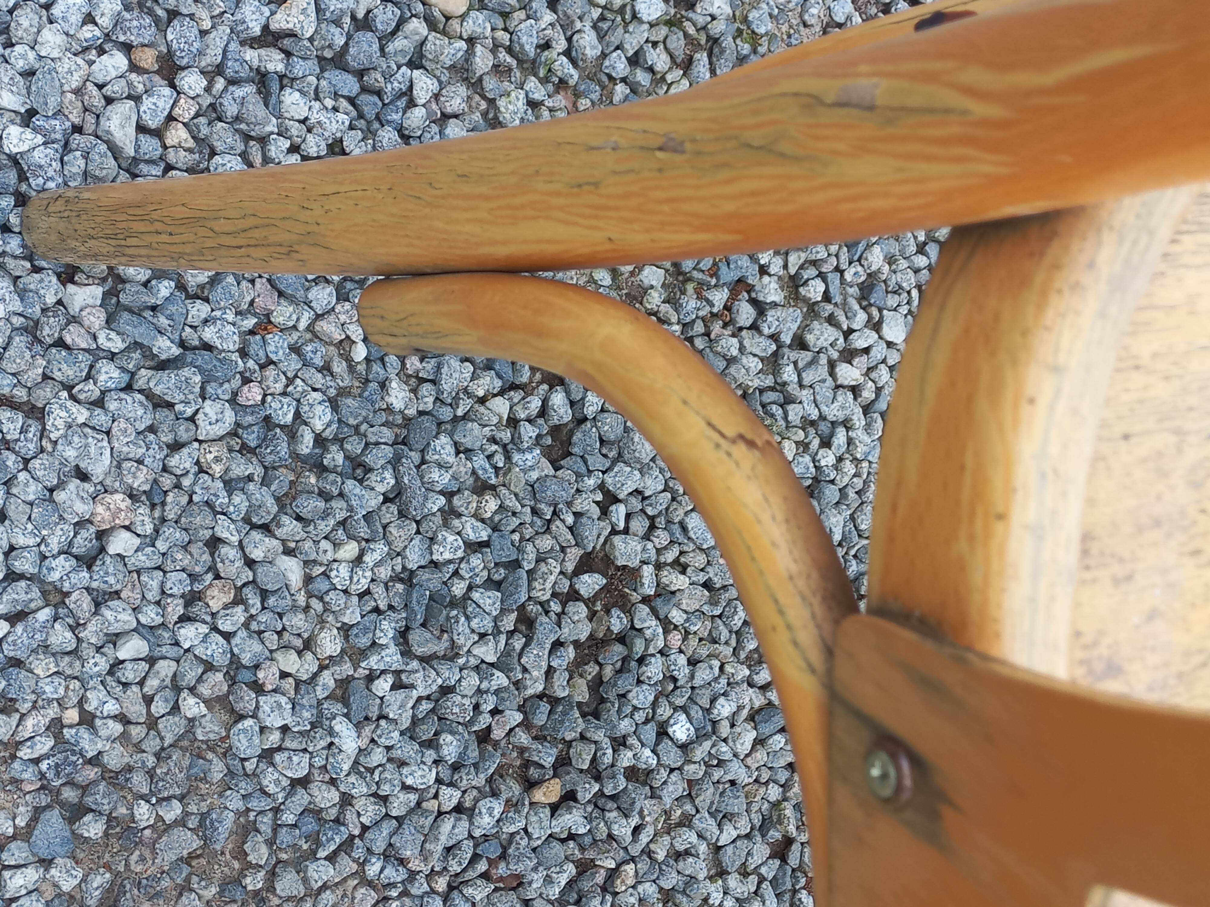 Set of 8 bistro chairs from the 50s/60