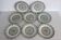 8 assiettes plates en terre de fer "Earthenware"