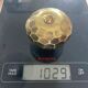 Solid brass entrance door handle