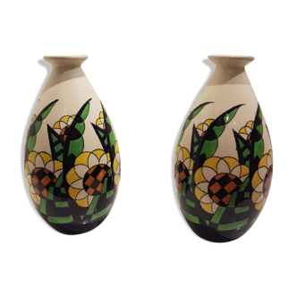 Vases en faience keramis