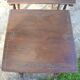 Set of 4 old tables with carved trays