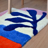 Tapis tufté main asymétrique 90x50