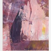 Quartz violet, acrylique sur papier, 36 x 36cm