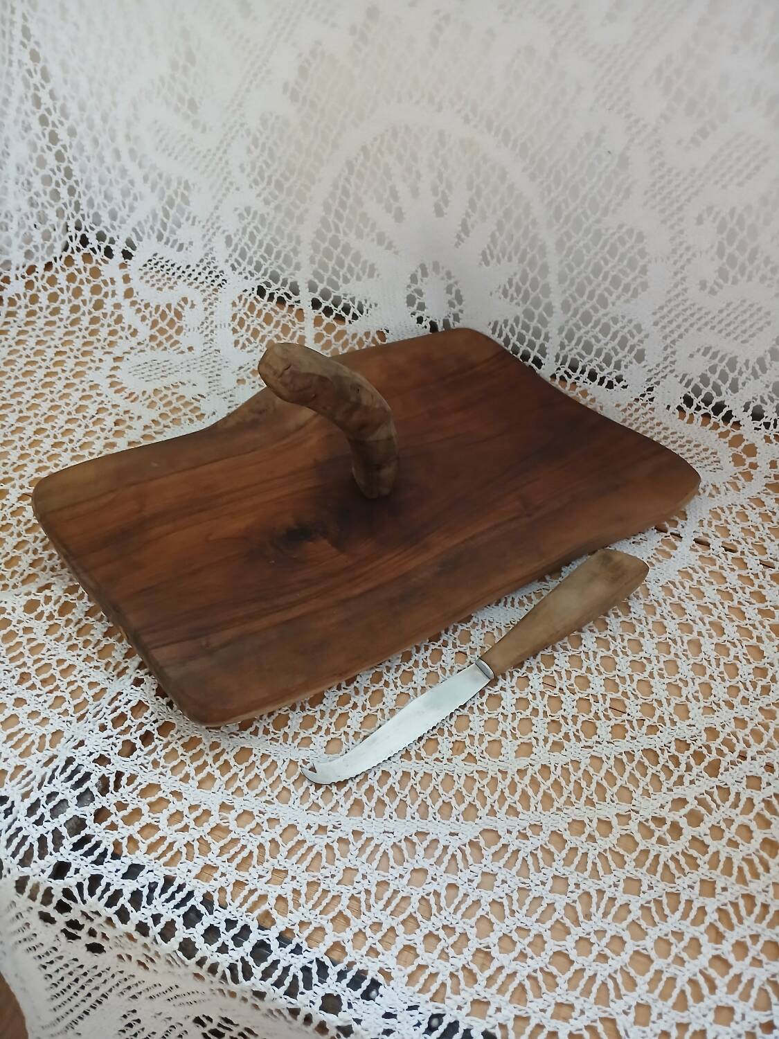 Olive wood cheese/charcuterie board